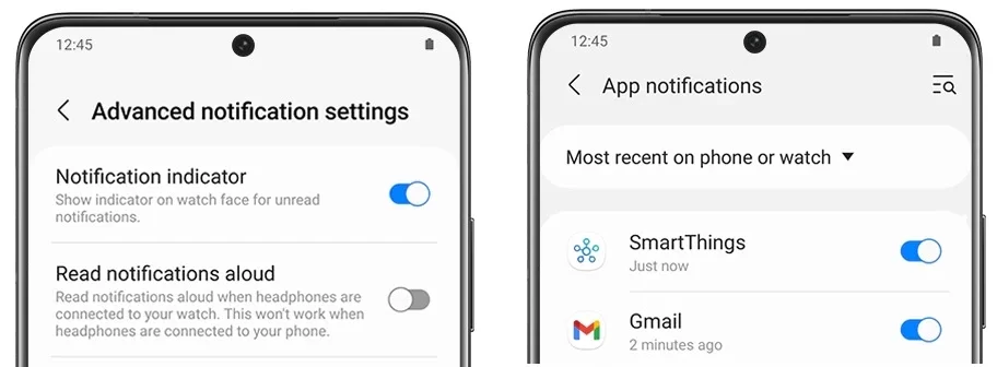 Verifique as configurações de notificação do celular
