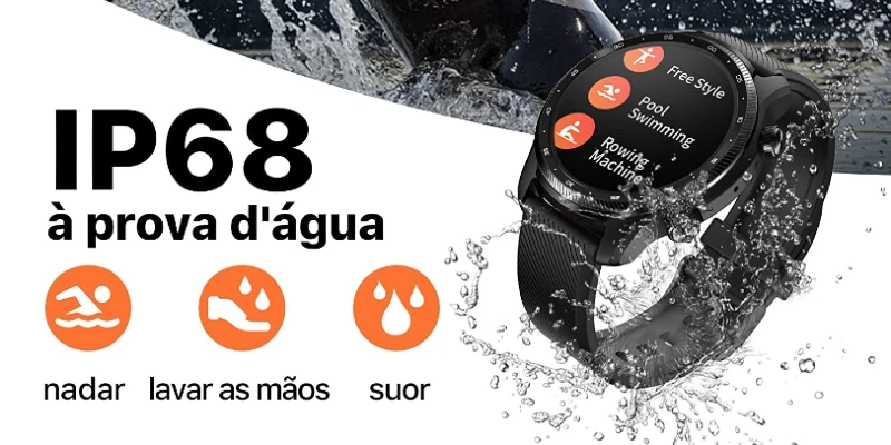TicWatch Pro 3 Ultra GPS: IP68 à prova d'água