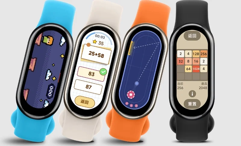 Jogos instalados na Xiaomi Smart Band 8