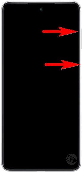 Galaxy M54 5G: Botões Volume e Liga/Desliga