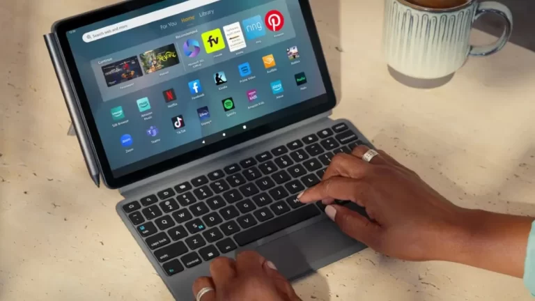 Novo Tablet Amazon Fire Max 11 com processador octa core e 4 GB de RAM