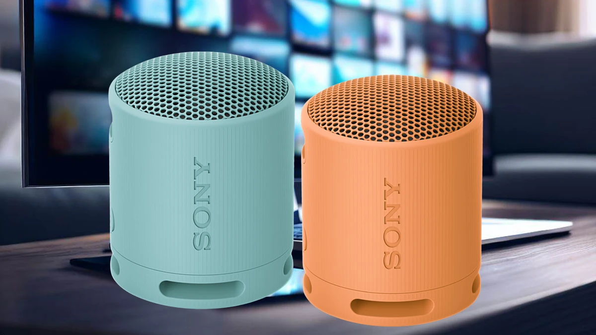 Caixa de som portátil Sony XB100: potente e durável para levar em qualquer lugar