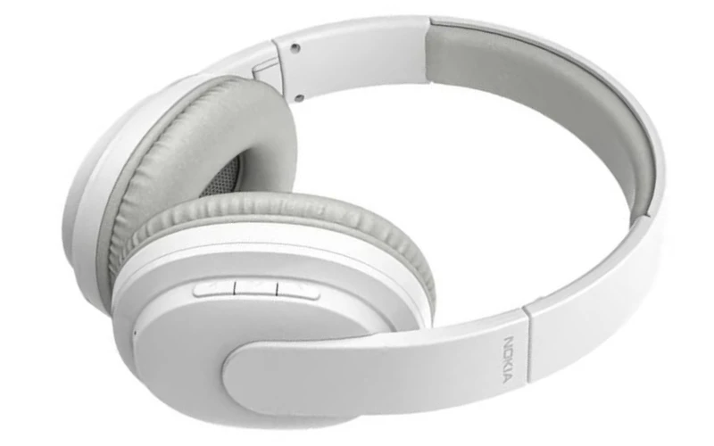 Fone de ouvido Nokia WHP-101 na cor branca.