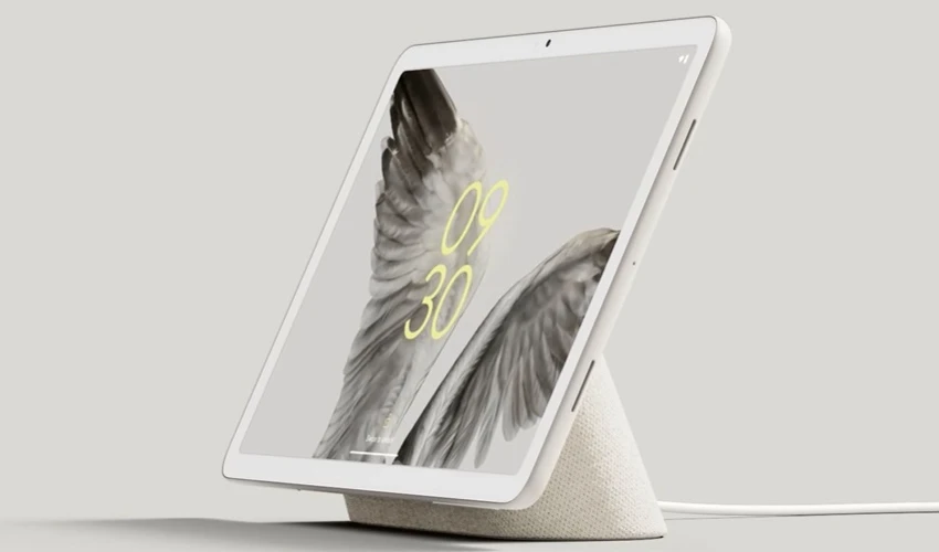 Google Pixel Tablet design lateral.