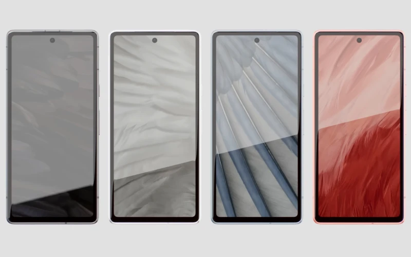 Tela OLED de 6,1 polegadas do Google Pixel 7a.