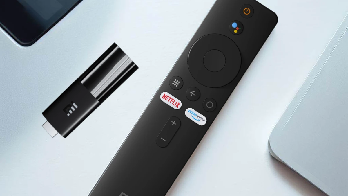 Mi TV Stick: reprodutor de mídia portátil com Android TV e som Surround Dolby