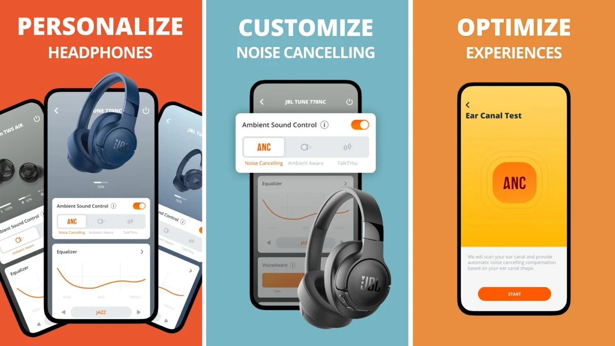 JBL Headphones: aplicativo para fones de ouvido JBL