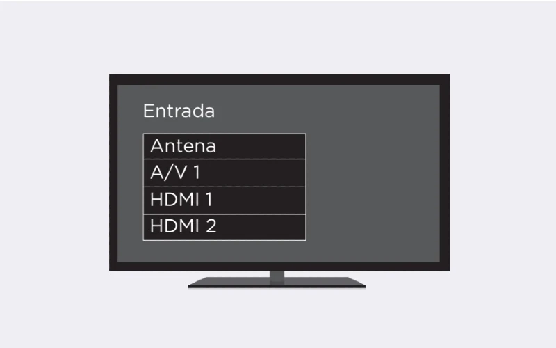 Selecione uma entrada