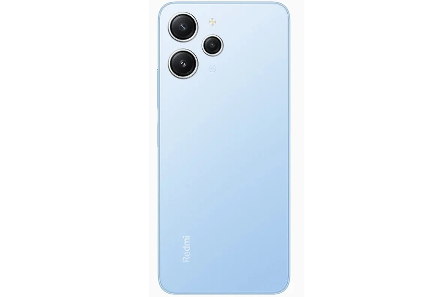 Traseira do Redmi 12 cor azul celeste