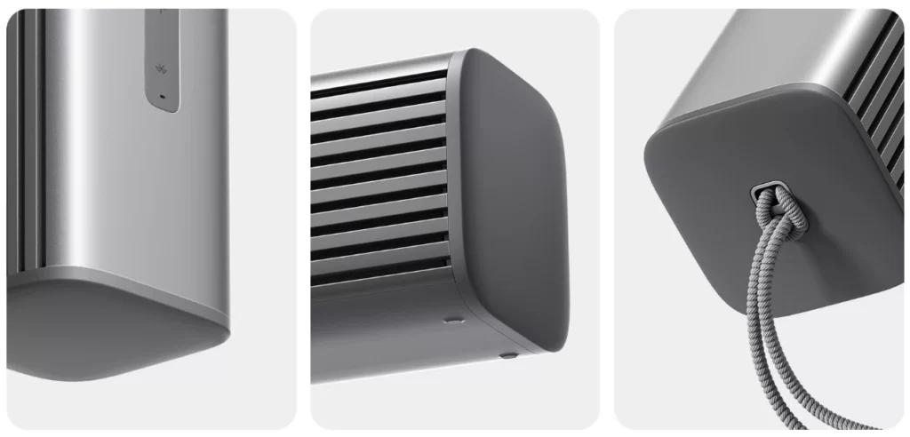 Detalhes da caixa de som Bluetooth Xiaomi Sound Move.