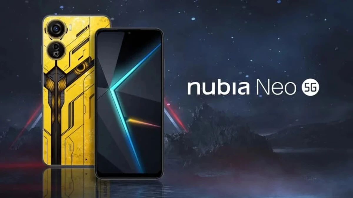 Nubia Neo 5G celular gamer ZTE com preço baixo
