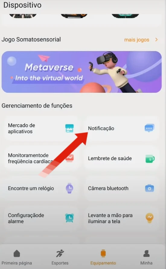 Como ativar as notificações do smartwatch W69 Ultra?