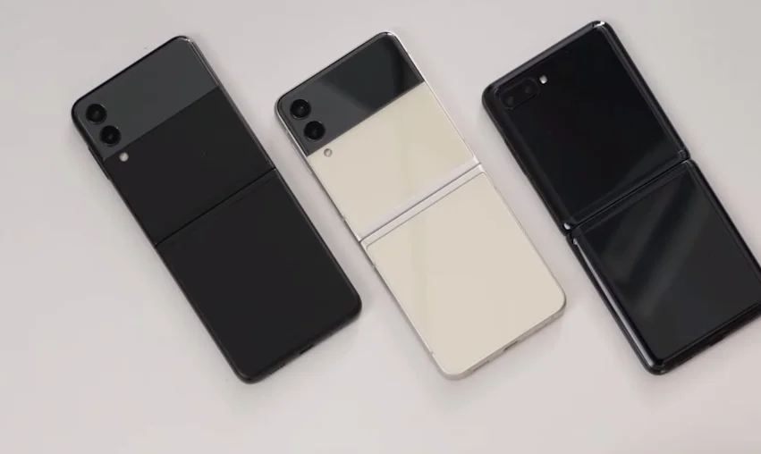 Galaxy Z Flip 4 e 5.