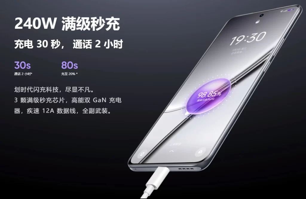 Realme GT 5 é lançado com bateria de 5.240 mAh e câmera de 50 MP.