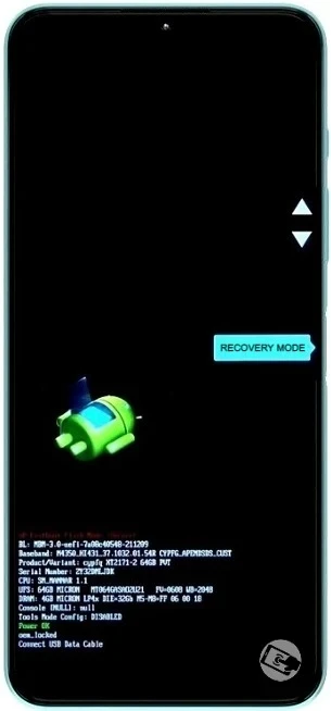 Moto G42: Recovery Mode.