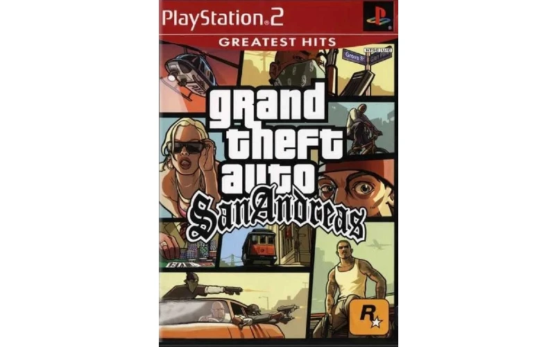 Grand Theft Auto: San Andreas PS2.