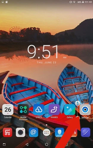 Como redefinir o tablet Lenovo Tab M9?