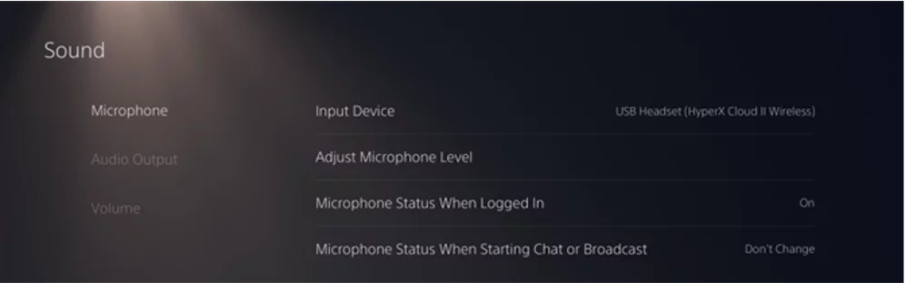 Configurando o headset HyperX Cloud II Wireless no PlayStation 5