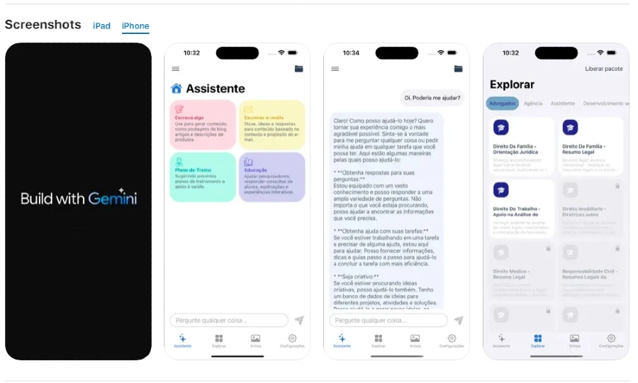 Como baixar, instalar e configurar o aplicativo do Google Gemini no iPhone ou iPad?