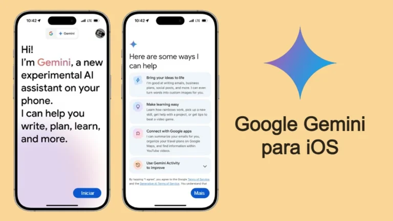 Como usar o aplicativo Google Gemini no iPhone e iPad?