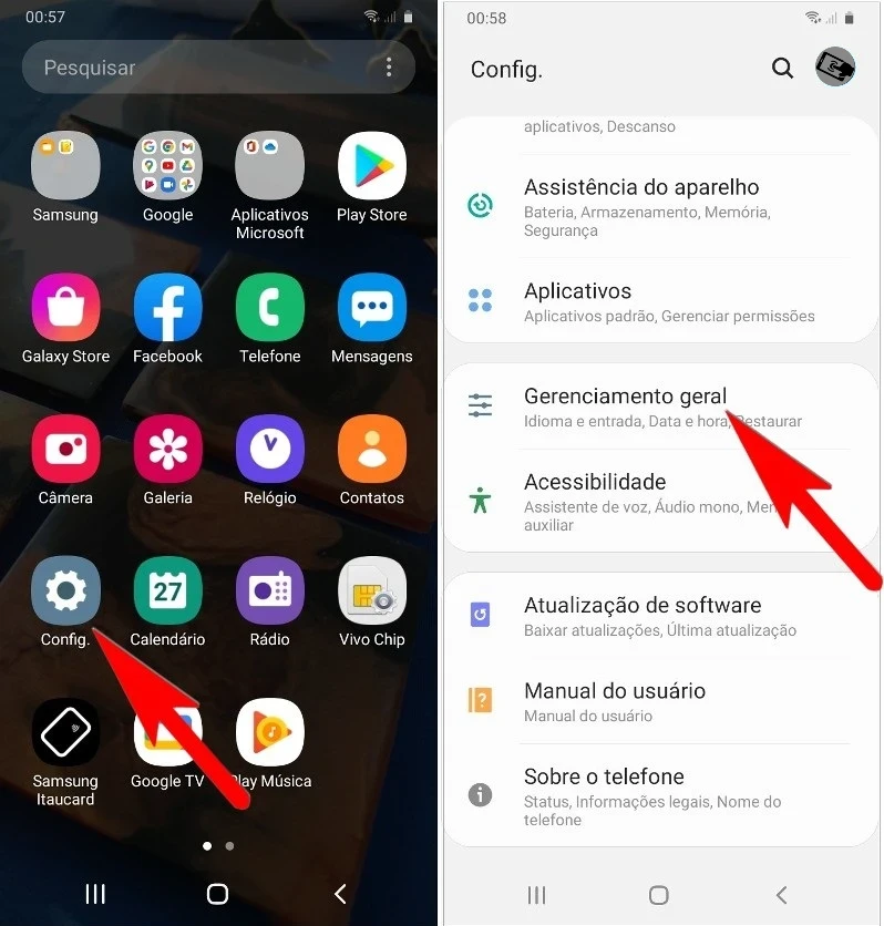 Como redefinir o Galaxy A14 5G pelas configurações?