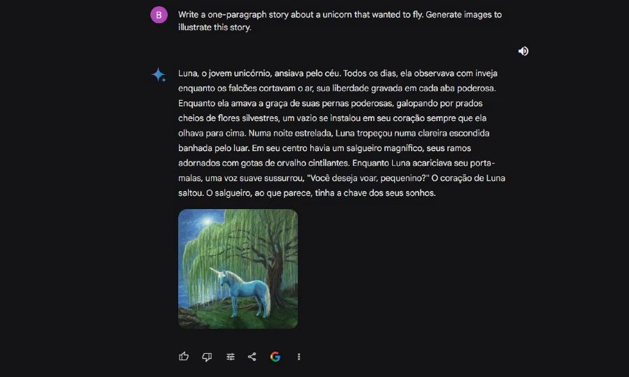 Gerando imagens com o conteúdo