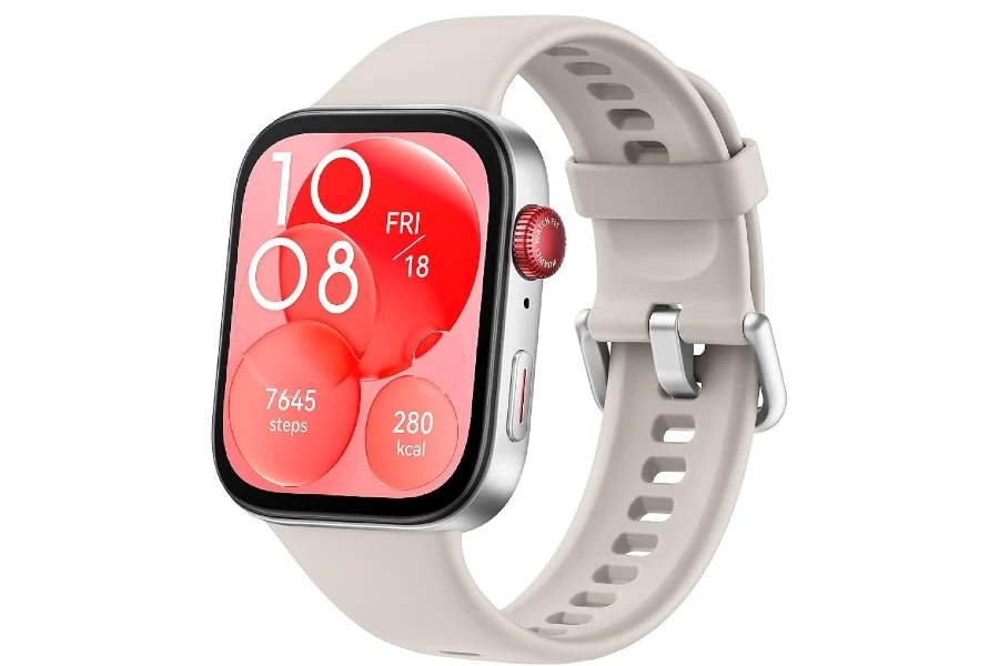 Design e conforto do Huawei Watch Fit 3.