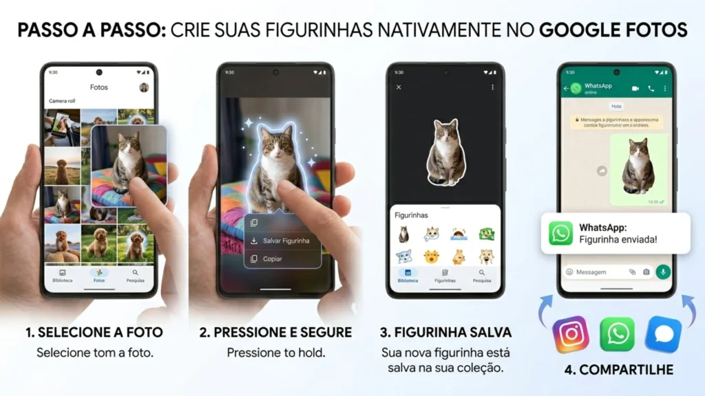 Como criar suas figurinhas?