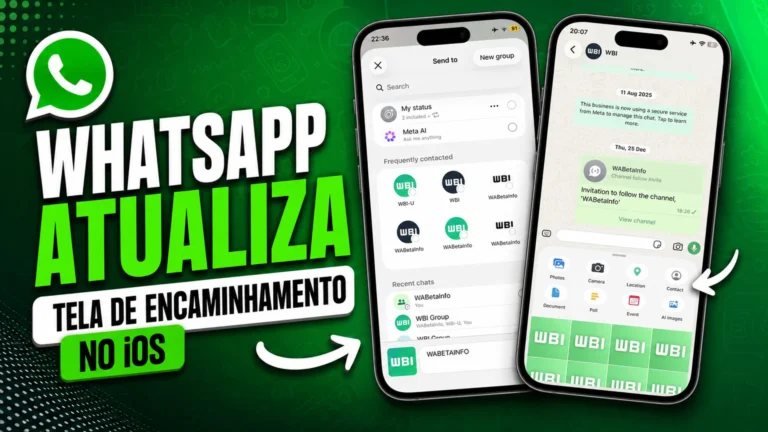 WhatsApp facilita encaminhamento de fotos e vídeos no iOS