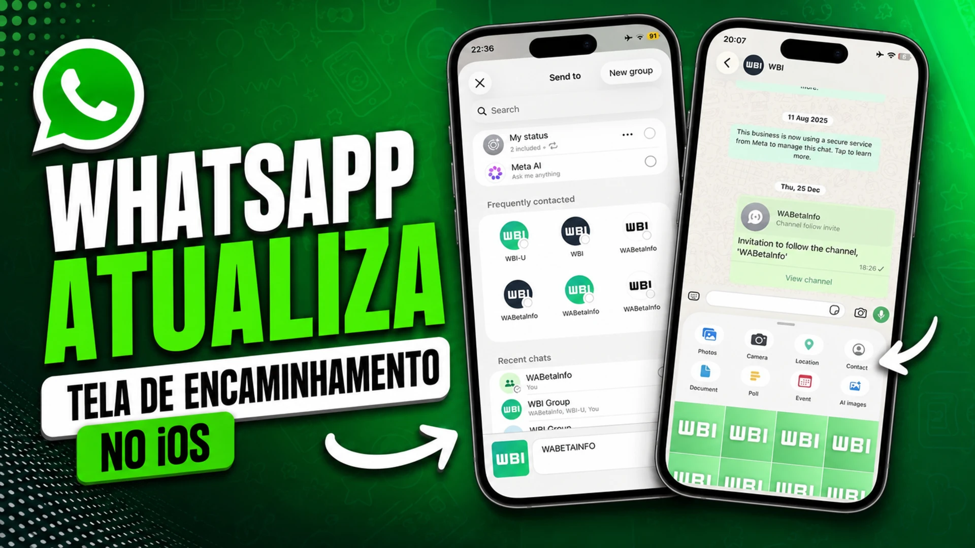 WhatsApp facilita encaminhamento de fotos e vídeos no iOS